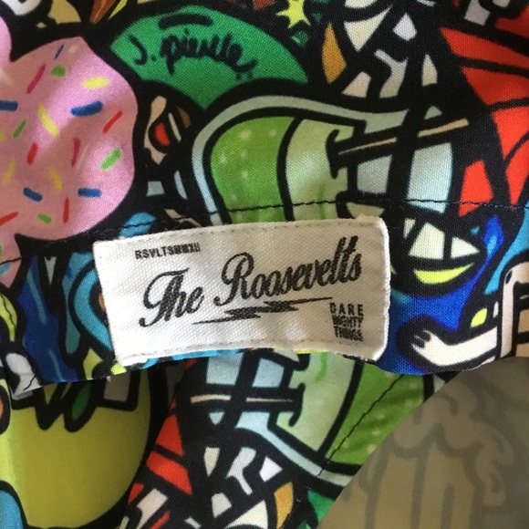 RSVLTS The Roosevelts Dare Mighty Things Darty in the USA Casual Button Shirt - Picture 10 of 14